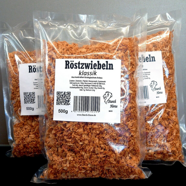 Klassische Röstzwiebeln 500g - Vegan & Aus Deutschem Anbau