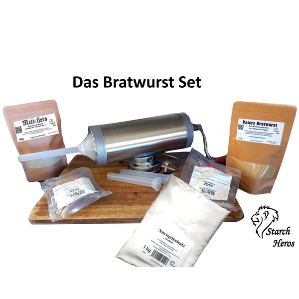 Bratwurst Set/ Wurstfüller/ Bratwurstdärme/ Bratwurstgewürz/ Kombi Angebot