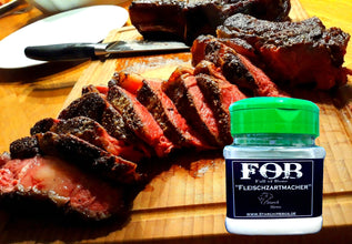 BBQ Creator Geschenkset – Premium Grillbox mit Messer, Marinaden-Gewürz, Liquid Smoke, Dry-Age-Beutel & mehr – für kreative Grillmeister & Fleischfans