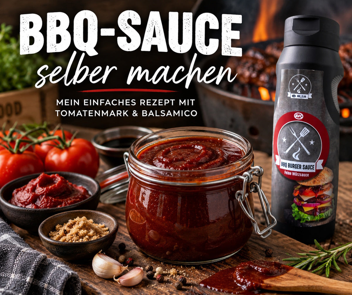 BBQ-Sauce selber machen: einfaches Rezept mit Tomatenmark & Balsamico
