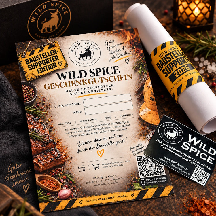 Ein Jahr Baustelle – und warum es jetzt den Wild Spice Baustellen-Supporter gibt