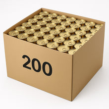 200× Aufreißdosen 73/58 mm | Gold | Konserven |ca. 200g Füllgewicht