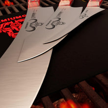 Messerset Premium Cut 3tlg. Red Diomond