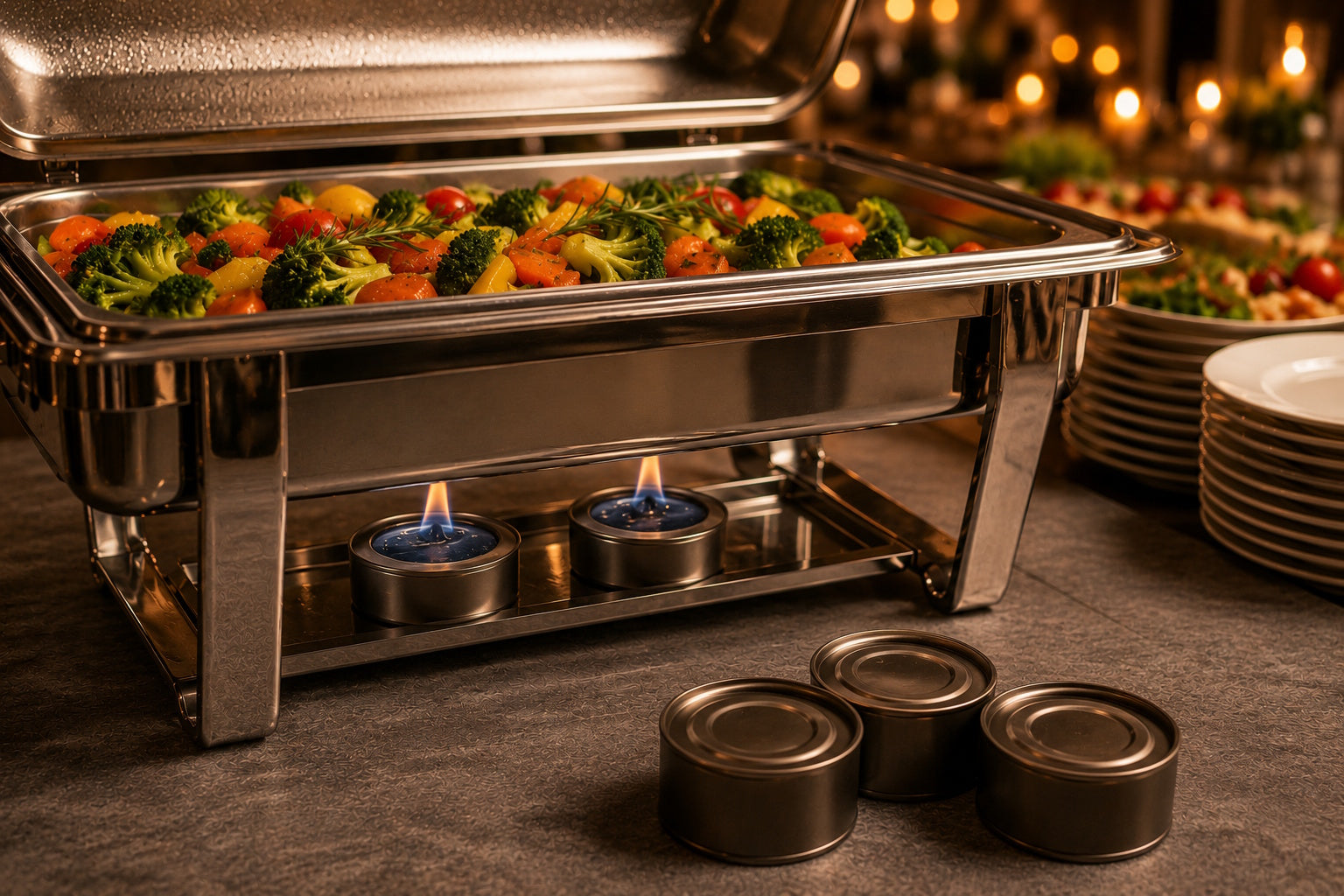 Brennpaste für Chafing Dish - Sicherheitsbrennpaste - 3 Stunden Brenndauer - 200g