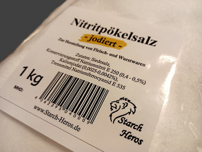 Jodiertes Nitritpökelsalz 1kg: Premium Pökelsalz für optimale Konservierung