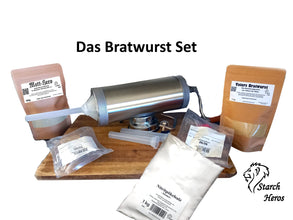 Bratwurst Set/ Wurstfüller/ Bratwurstdärme/ Bratwurstgewürz/ Kombi Angebot