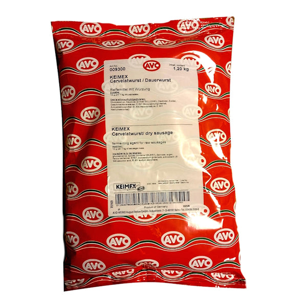 Avo Keimex Cervelatwurst/ Dauerwurst/ Reifemittel mit Würzung/ 1,2kg