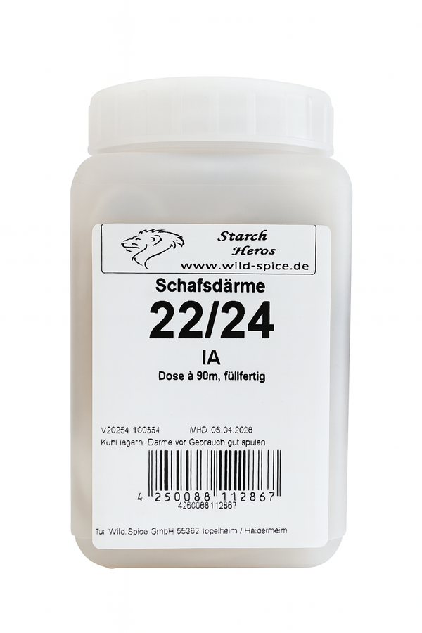22/24 Saitling | Wurstdarm | Schafsdarm 90 Meter