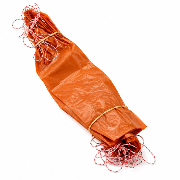 Nalo Faser Bak Kunstdarm Kaliber 60/40 - 25 Abschnitte | Räucher- & Kochfest | Wursthülle für Salami, Rohwurst und Kochwurst