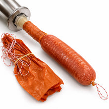 Nalo Faser Bak Kunstdarm Kaliber 60/40 - 25 Abschnitte | Räucher- & Kochfest | Wursthülle für Salami, Rohwurst und Kochwurst