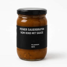 Feiner Sauerbraten vom Rind mit Sauce 520g (glutenfrei/ ohne Schwein)