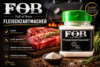 Fleischzartmacher mit Papain 250 g | Premium Fleisch Tenderizer | Für Steak, Rind, Schwein & Wild | Starch Heroes