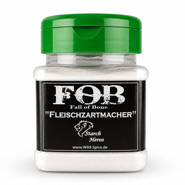 Fleischzartmacher mit Papain 250 g | Premium Fleisch Tenderizer | Für Steak, Rind, Schwein & Wild | Starch Heroes