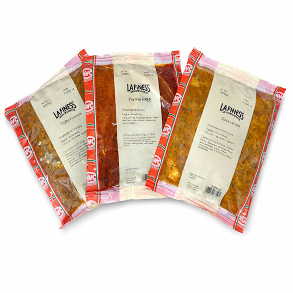 Gourmet Marinaden Set – 3 x 250g | Premium BBQ Marinaden für Fleisch, Geflügel & Grillgerichte