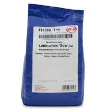HELA Lebkuchen Gewürz, Premium Gewürzmischung , 1 kg Packung für Traditionelles Weihnachtsgebäck
