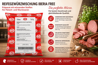 AVO Reifegewürzmischung Iberia Free 1kg – Würzmischung für Rohwurst, Salami & Fleischwaren