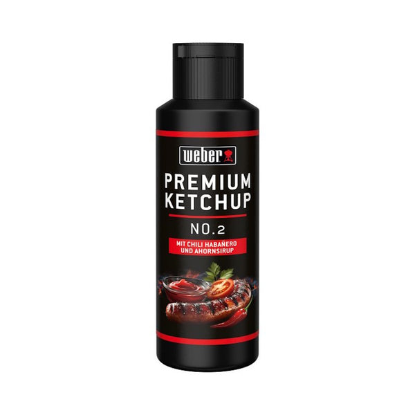 Weber Premium Ketchup No. 2 | Chili Habanero & Ahornsirup | BBQ Sauce | 300 ml