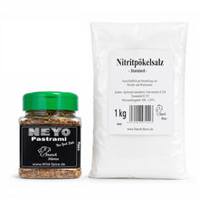 Pastrami Set für 10 kg Fleisch | Nitritpökelsalz + Pastrami Gewürz + Anleitung | Spar-Set