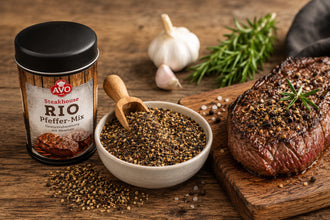RIO Pfeffer-Mix Steakhouse 75g – Steakpfeffer mit Meersalz & Kräutern