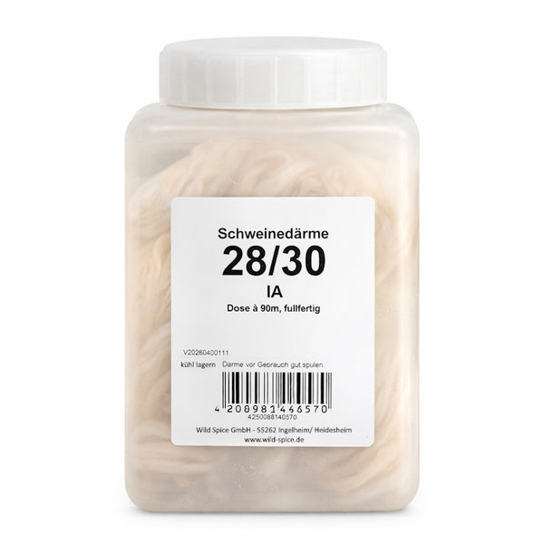 Bratwurstdarm | Schweinedarm 28/30 | 90 Meter | Starch Heros