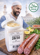 Schafsdarm 28/30 IA 90m – Naturdarm für Bratwurst | ideal für Rind (Halal geeignet) | füllfertig