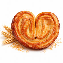 Schweineohr – knuspriges Blätterteiggebäck mit Zucker | Goldbraun gebacken | Süßes Kaffeegebäck & Gebäck zum Naschen