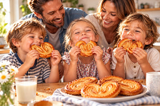 Schweineohr – knuspriges Blätterteiggebäck mit Zucker | Goldbraun gebacken | Süßes Kaffeegebäck & Gebäck zum Naschen