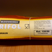 Steril Rifol 120/50 Kunstdarm/ Koch und Brühwurstdarm - BRAUN/ 20 Stück