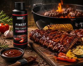 Weber Finest BBQ Sauce – Würzig mit rauchiger Note | 300 ml BBQ-Sauce zum Grillen & Marinieren