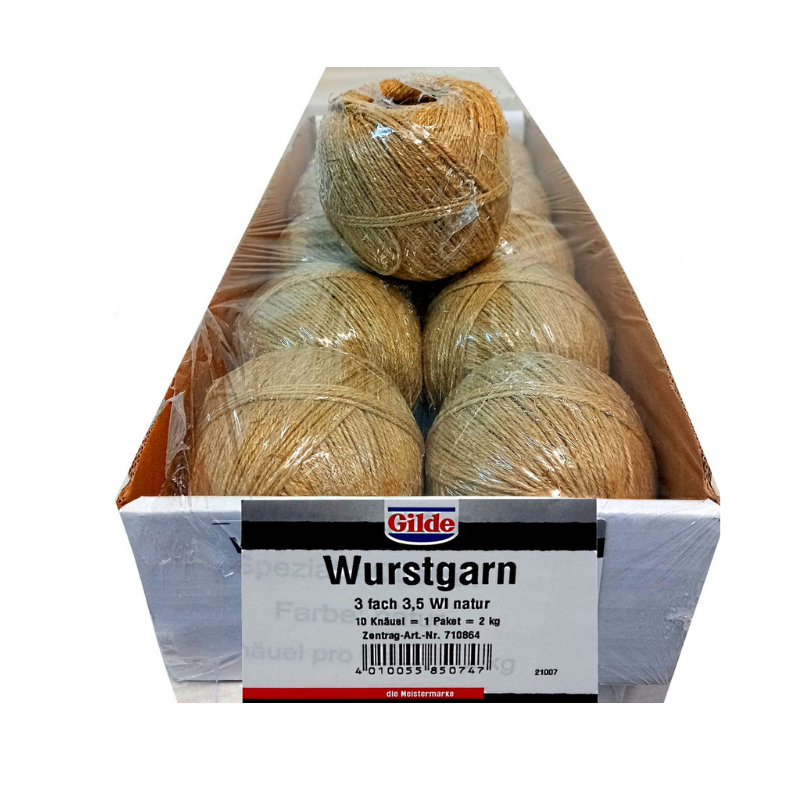 Wurstgarn/ Wurstkordel/ Bindfaden/ Kordel/ Grill & Bratenschnur/ Natur – Wild Spice
