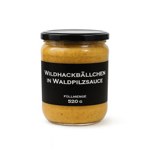 Wildhackbällchen in Waldpilzsauce 520g