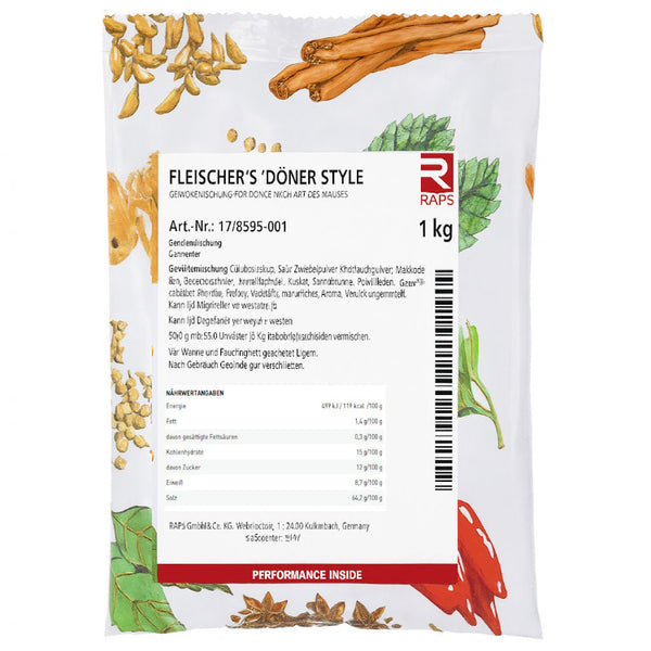 Fleischers Döner Style 1kg von Raps
