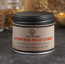 Ayurveda Mild Curry Gewürz – Mildes Curry für Gemüse, Reis & feine Currys | Wildcrumble (50g)