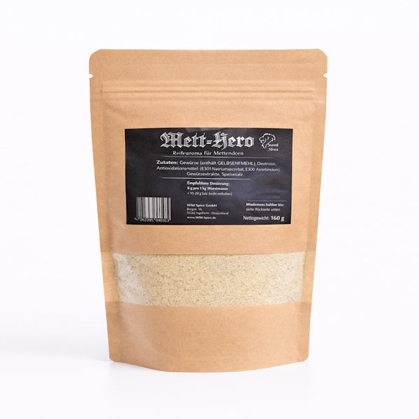 Mett Hero - das Mettenden/ Rohwurst/ Rauchwurst Gewürz für 20 Kg Wurst!